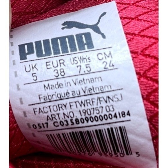 Puma Fierce Varsity Women's 7.5 Red Training Shoes 190757-03 Toreador - Picture 8 of 8